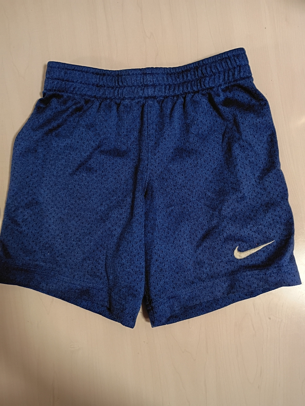 Nike Kids Blue Athletic Mesh Shorts Size 4-6 Years